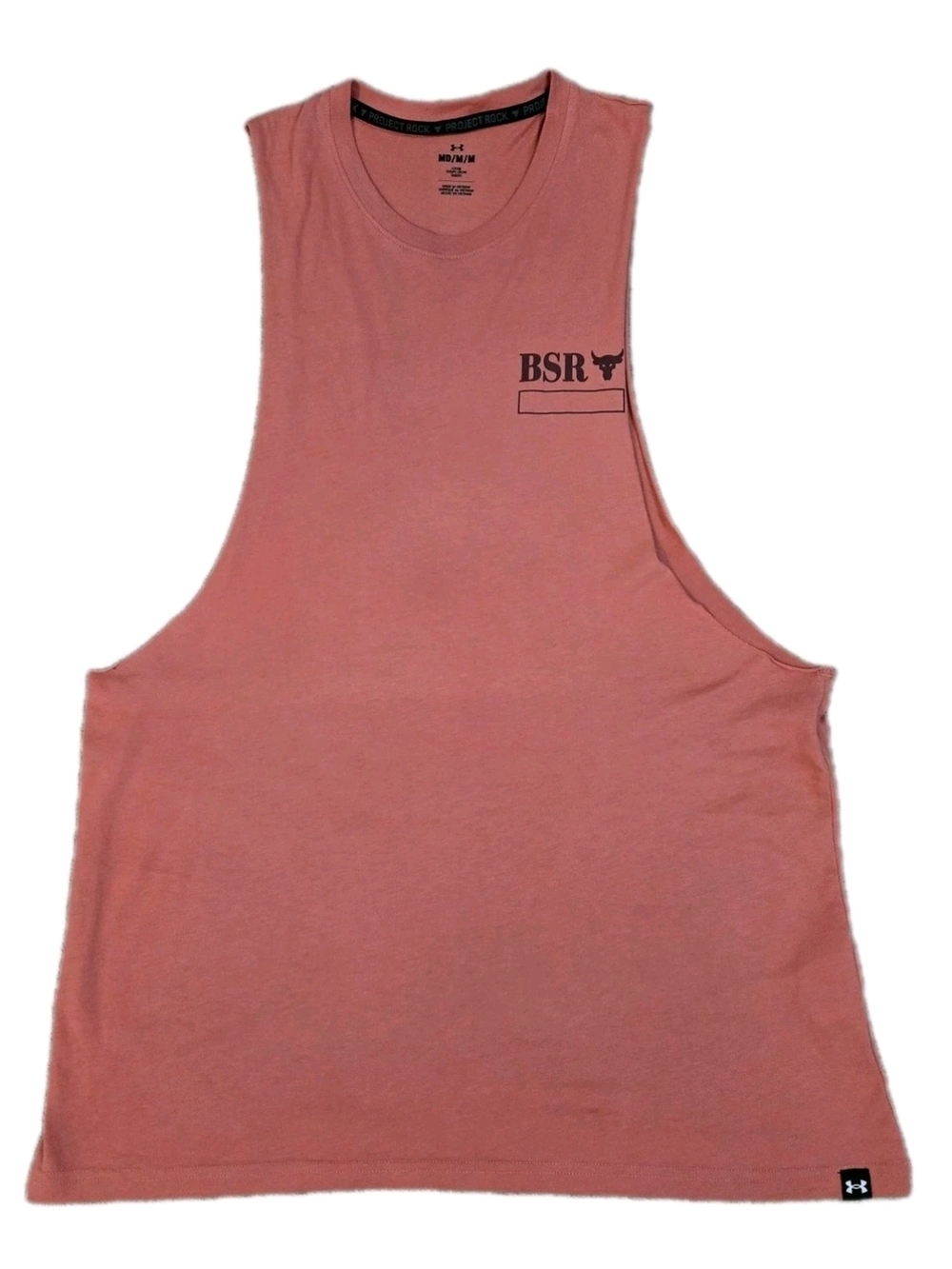 Under Armour Project Rock BSR Blood Sweat Respect Tank Top Muscle Tee Men’s M